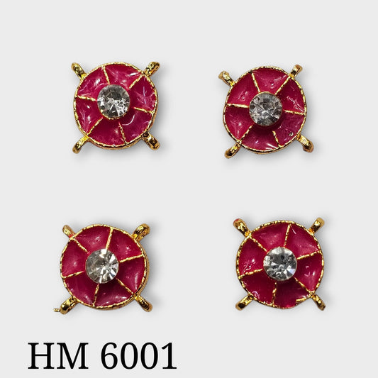 MEENAKARI PENDANT 12 PCS  ( HM 6001 )