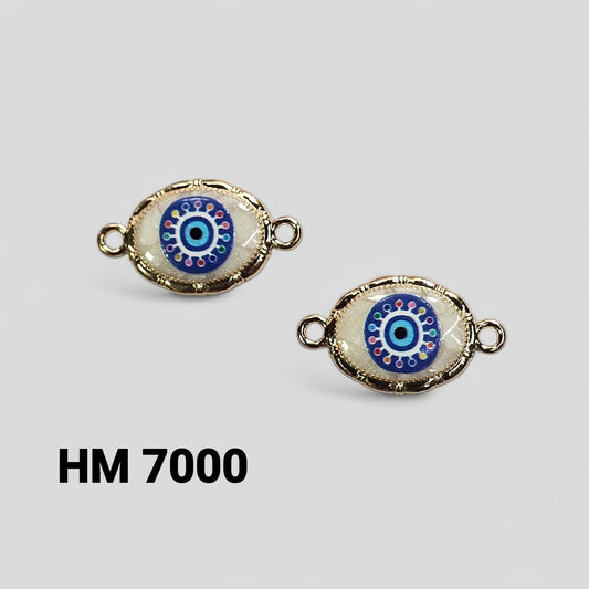 RESIN EVILEYE CHARMS FOR RAKHI 50 PCS ( HM 7000 )