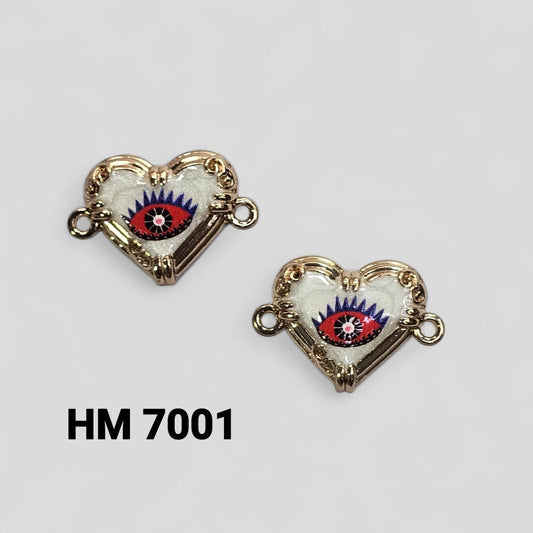 RESIN EVILEYE CHARMS FOR RAKHI 50 PCS ( HM 7001 )