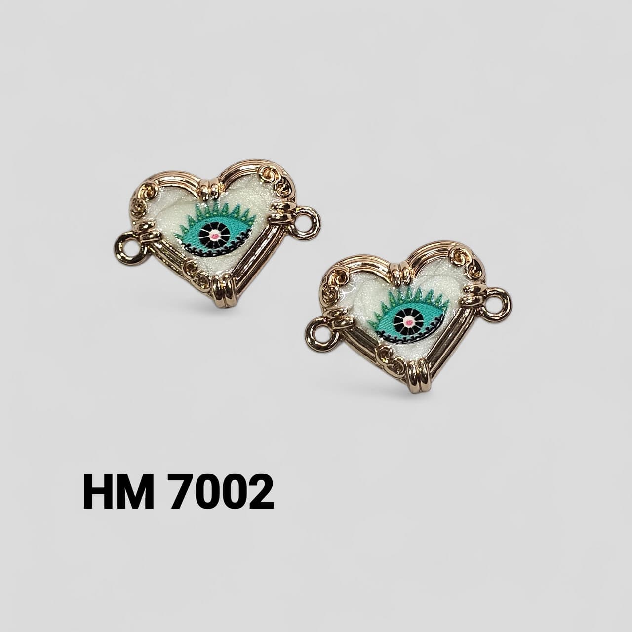 RESIN EVILEYE CHARMS FOR RAKHI 50 PCS ( HM 7002 )