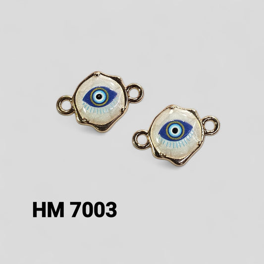 RESIN EVILEYE CHARMS FOR RAKHI 50 PCS ( HM 7003 )