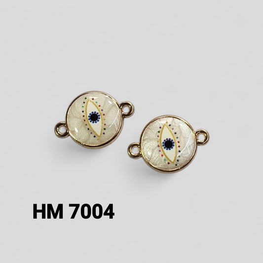 RESIN EVILEYE CHARMS FOR RAKHI 50 PCS ( HM 7004 )