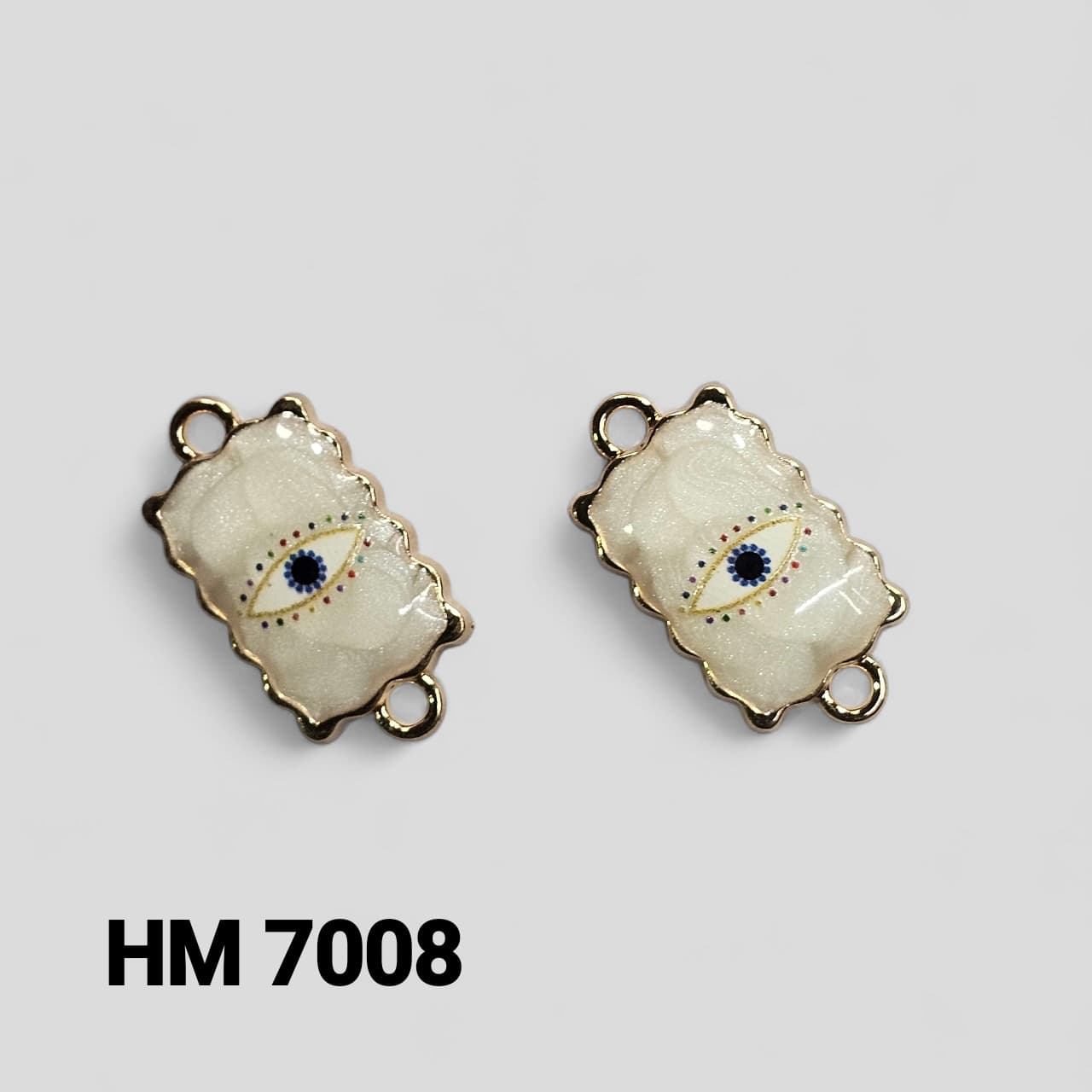 RESIN EVILEYE CHARMS FOR RAKHI 50 PCS ( HM 7008 )