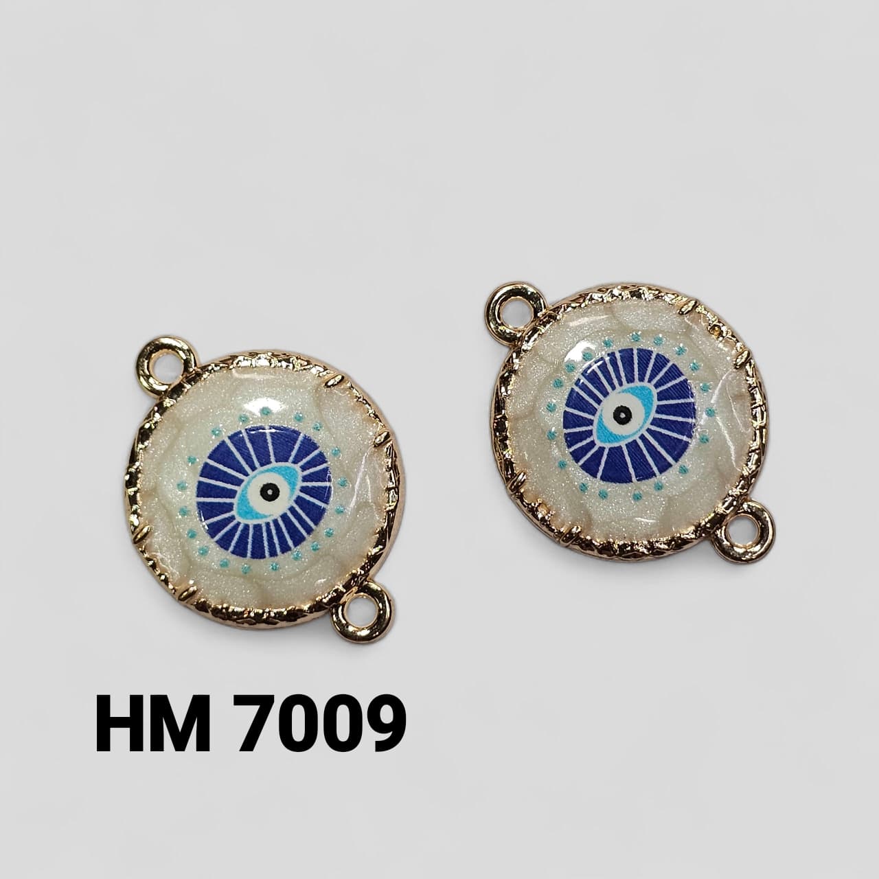 RESIN EVILEYE CHARMS FOR RAKHI 50 PCS ( HM 7009 )