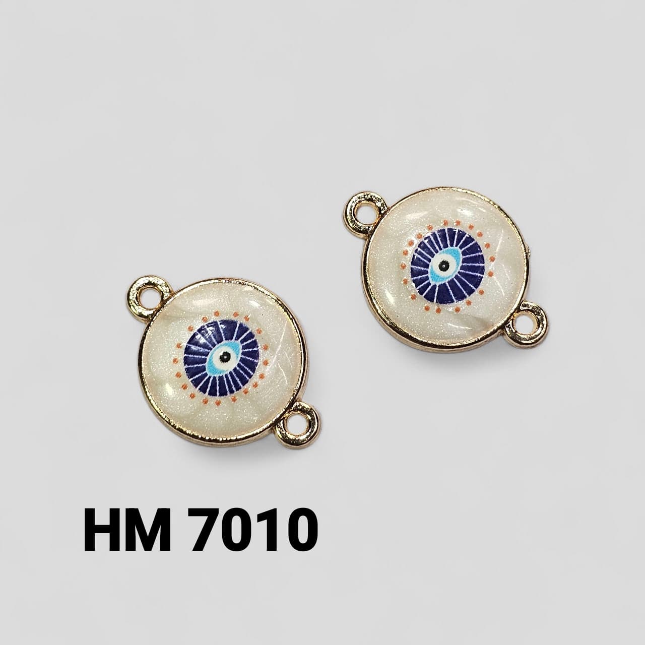 RESIN EVILEYE CHARMS FOR RAKHI 50 PCS ( HM 7010 )