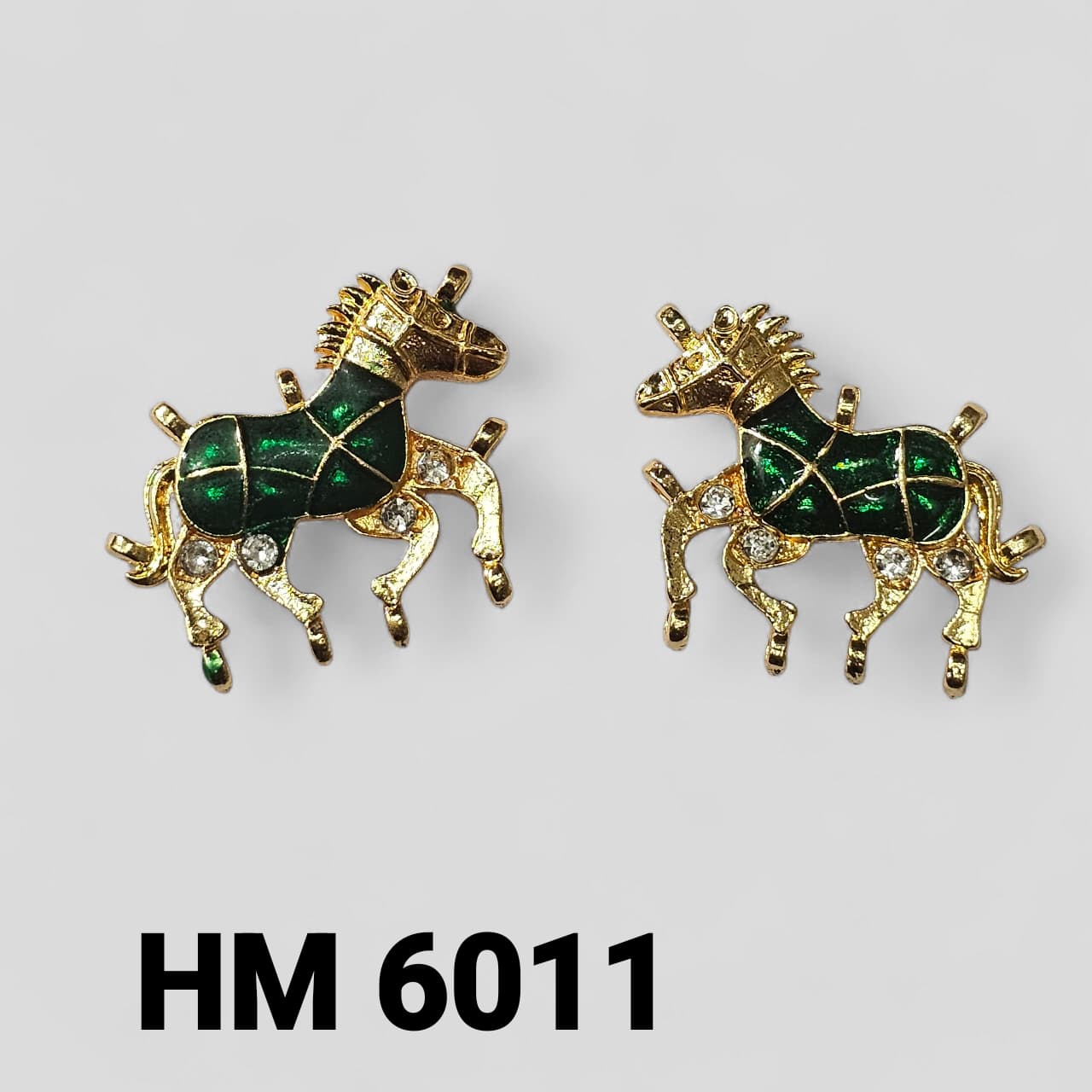 MEENAKAEI HORSE PENDANT 12 PCS [ 6 PAIRS ] HM 6011