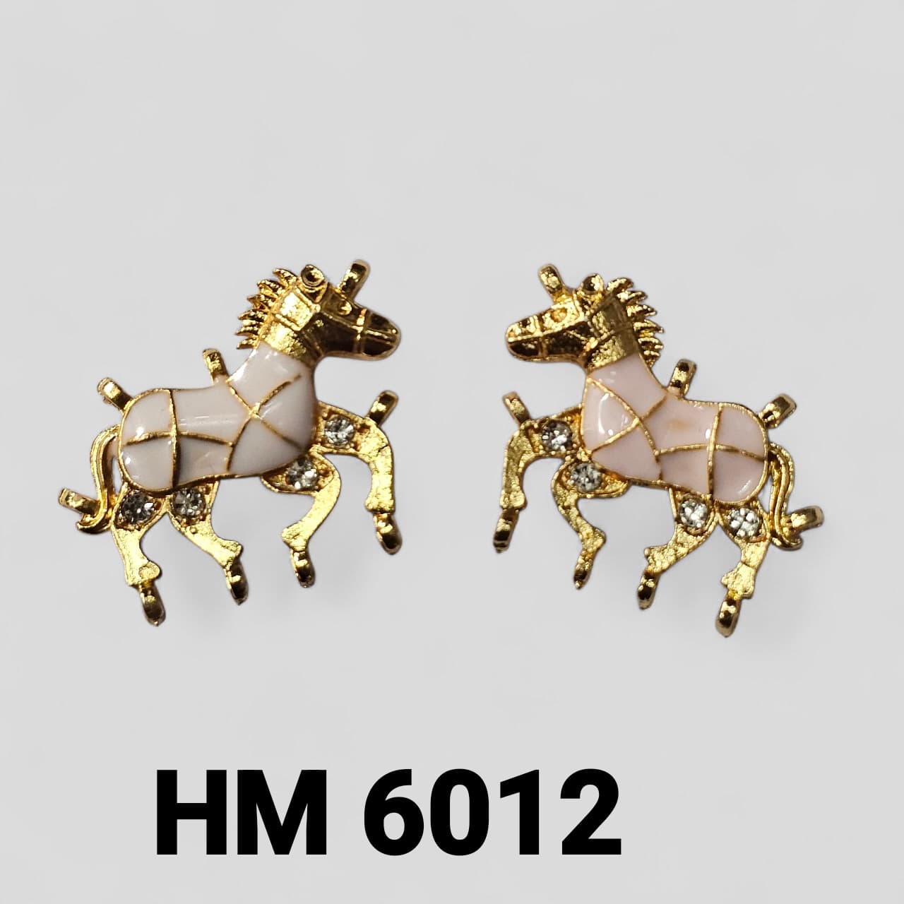 MEENAKAEI HORSE PENDANT 12 PCS [ 6 PAIRS ] HM 6012