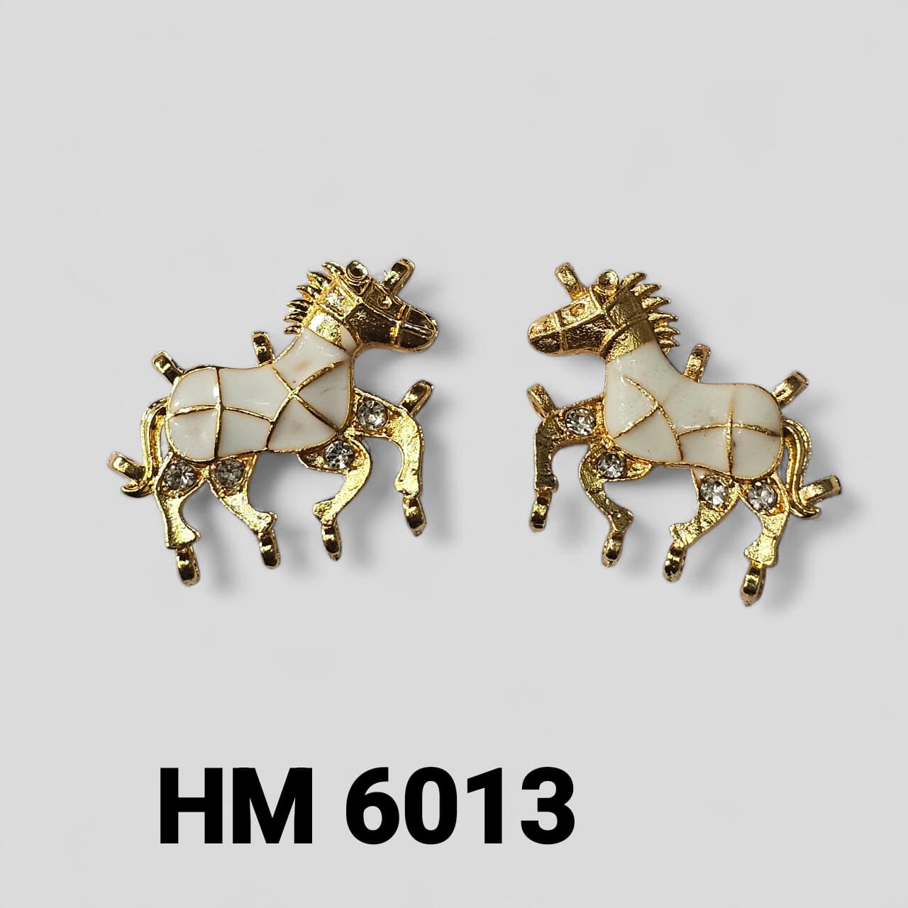 MEENAKAEI HORSE PENDANT 12 PCS [ 6 PAIRS ] HM 6013