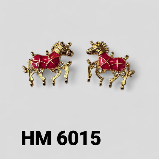 MEENAKAEI HORSE PENDANT 12 PCS [ 6 PAIRS ] HM 6015