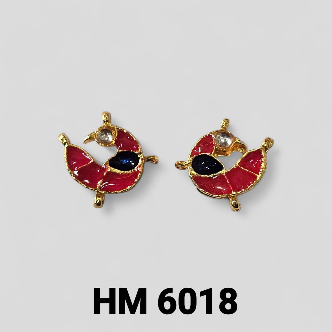 MEENAKAEI SWELLOW PENDANT 12 PCS [ 6 PAIRS ] HM 6018