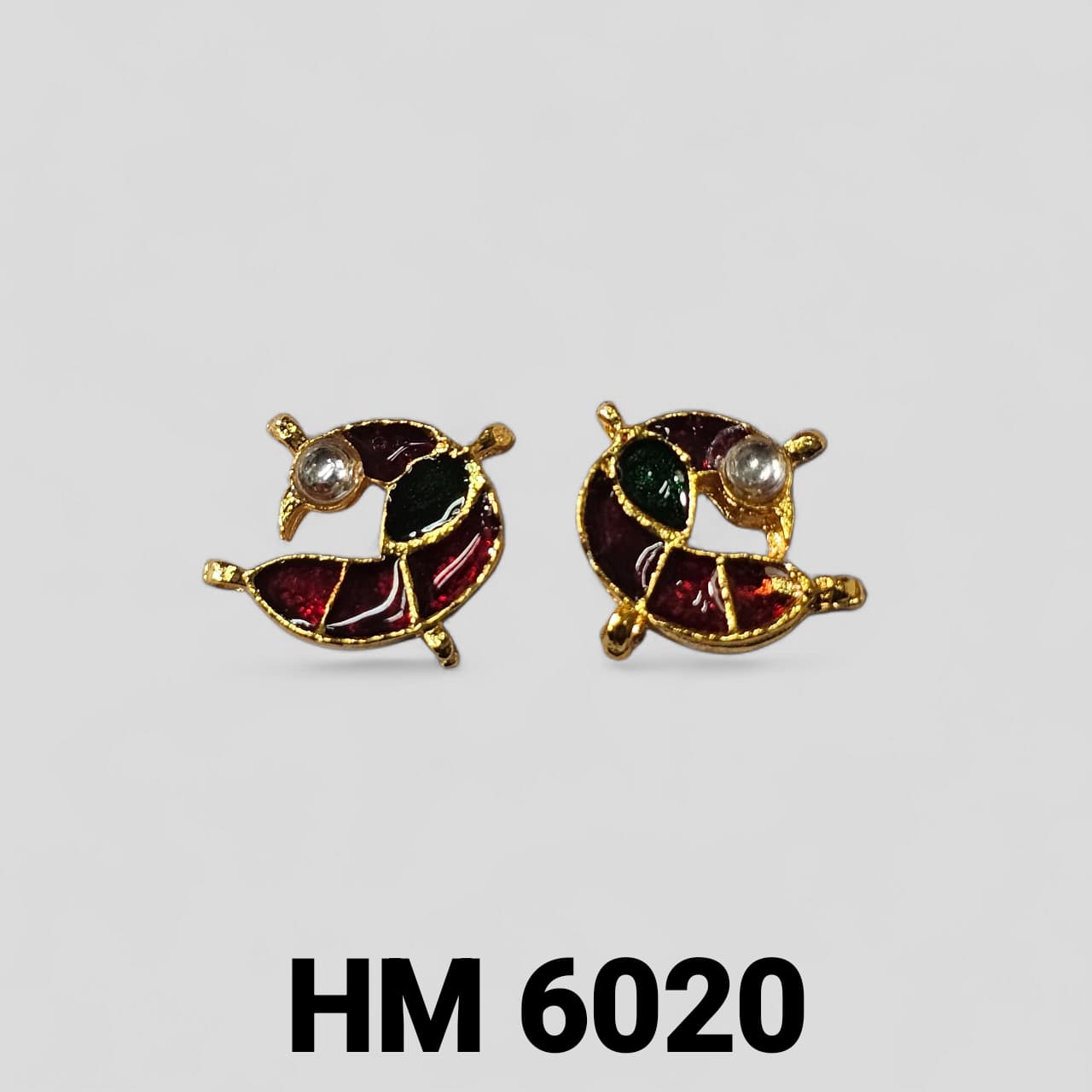 MEENAKAEI SWELLOW PENDANT 12 PCS [ 6 PAIRS ] HM 6020