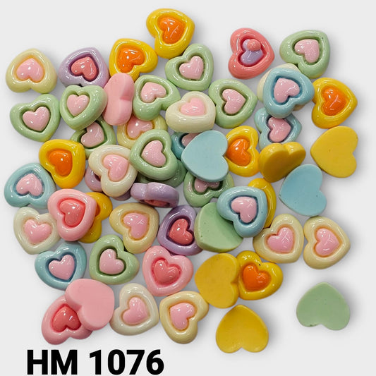 UV PLASTIC CHARMS RANDOM PATTERNS ( HM 1076 )