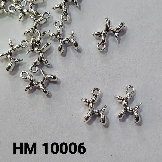 SILVER DOG CHARMS IRON HM 10006