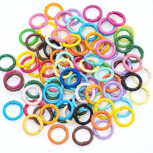 ROUND COLRFUL KEY RING LOCKS | MIX COLORS