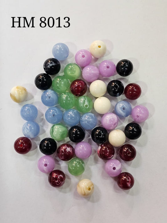 UV FANCY BEADS MIX COLORS 500gm HM 8013