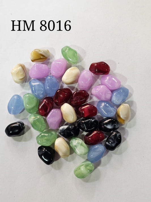 UV FANCY BEADS MIX COLORS 500gm HM 8016