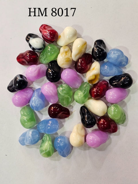UV FANCY BEADS MIX COLORS 500gm HM 8017