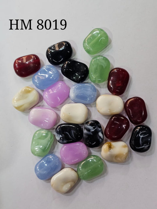 UV FANCY BEADS MIX COLORS 500gm HM 8019