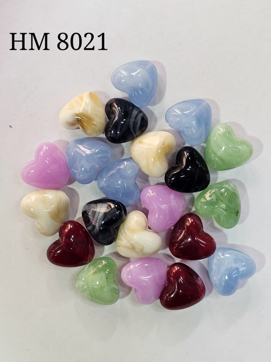 UV FANCY BEADS MIX COLORS 500gm HM 8021