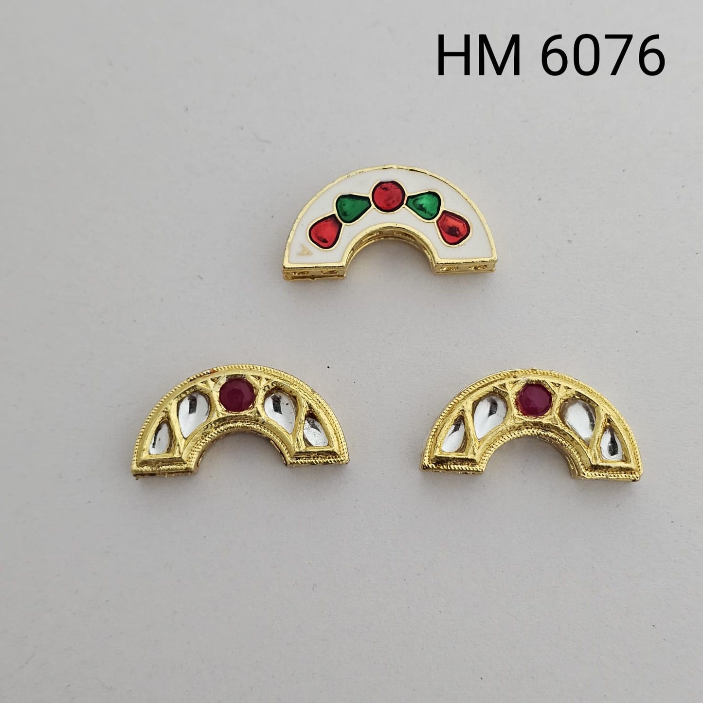 Traditional Meenakari & Kundan Designer pendant (2 PCS )- HM 6076