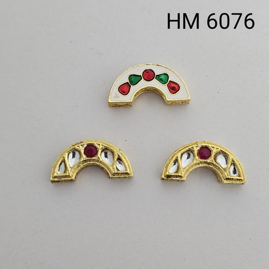 Traditional Meenakari & Kundan Designer pendant (2 PCS )- HM 6076