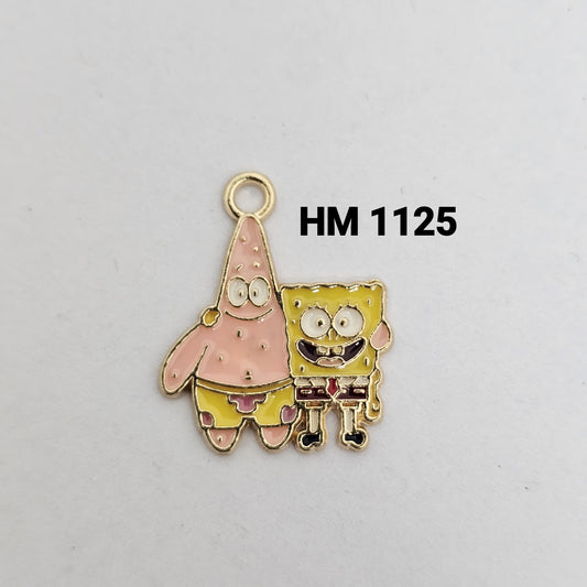 Cartoon Friends Enamel Charm Pendant - HM 1125