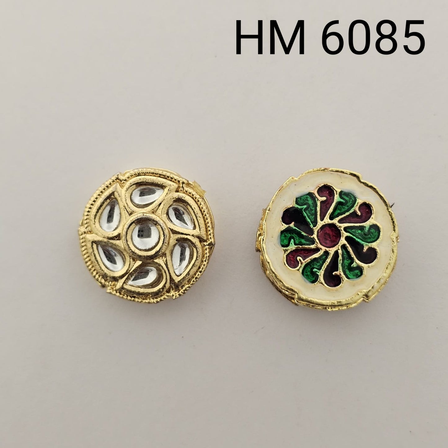 Meenakari kundan stoke 10 pcs - HM 6085