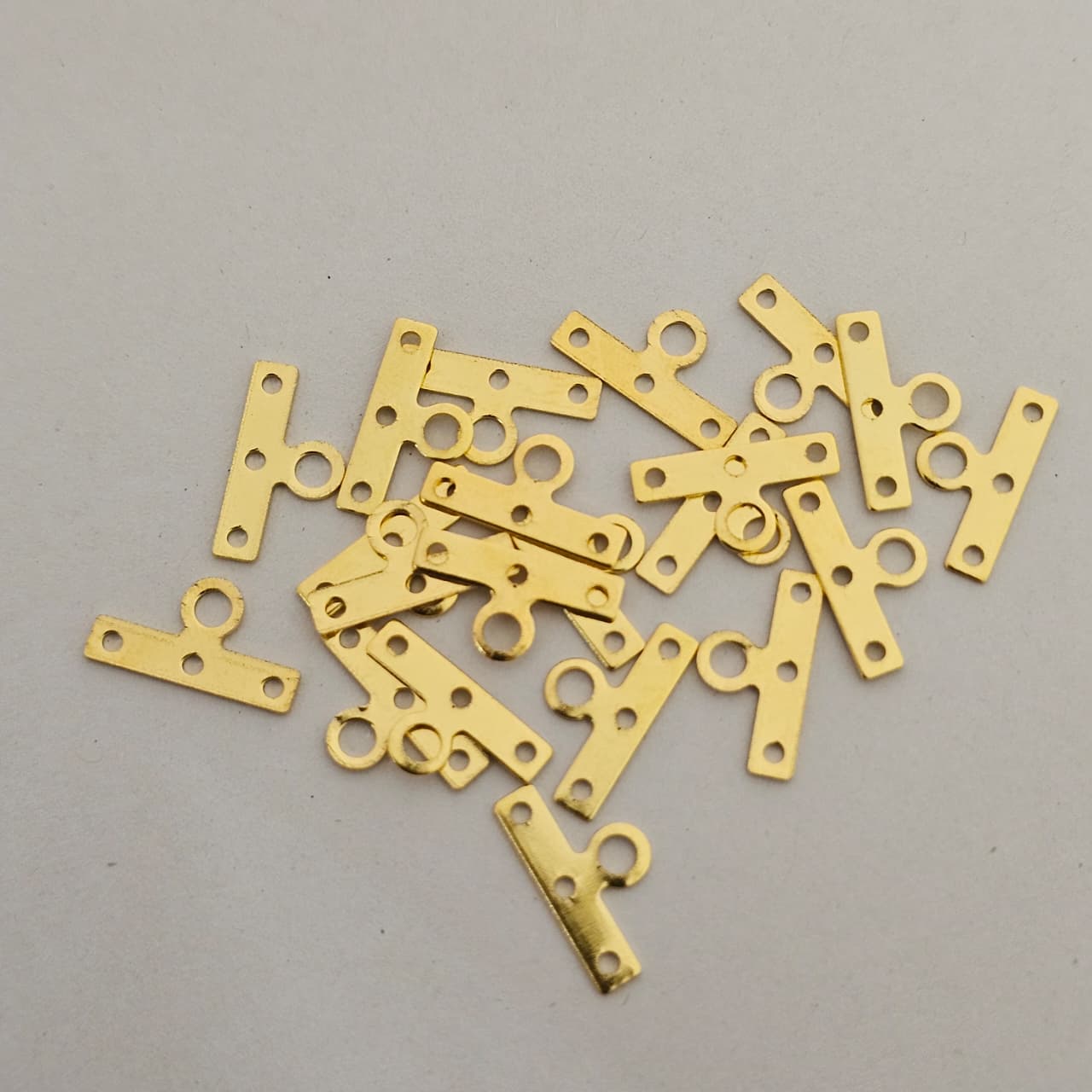 Gold Plated Metal Linking Componen ( 100 pcs in one pkt)
