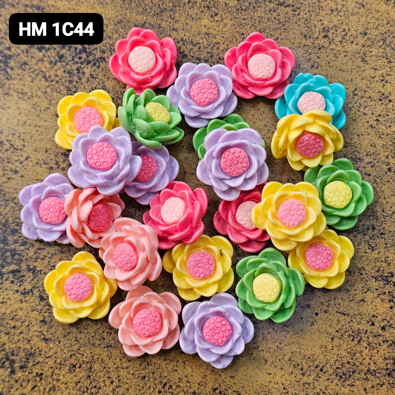 NEW UV CHARMS 100 PCS MIX COLOURE - HM 1C44