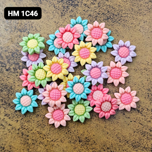 NEW UV CHARMS 100 PCS MIX COLOURE - HM 1C46
