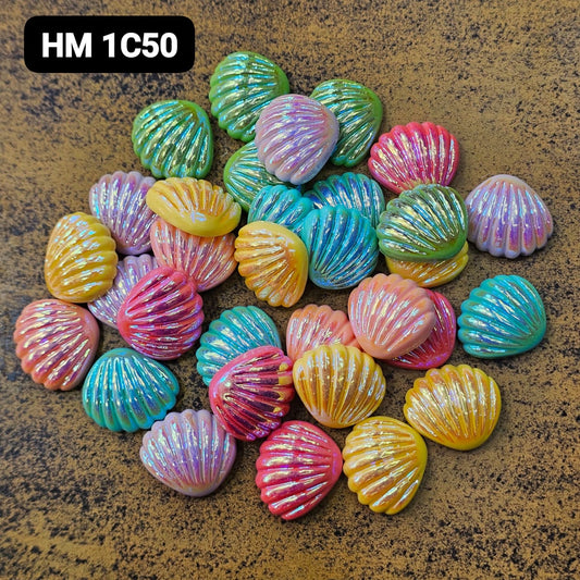 NEW UV CHARMS 100 PCS MIX COLOURE - HM 1C50