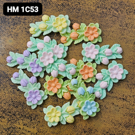 NEW UV CHARMS 100 PCS MIX COLOURE - HM 1C53