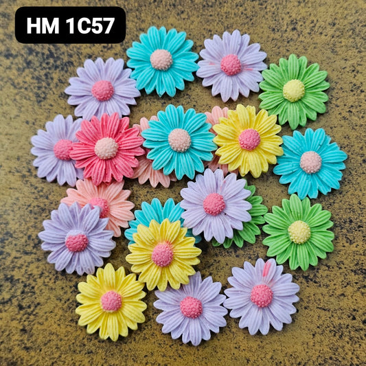 NEW UV CHARMS 100 PCS MIX COLOURE - HM 1C57