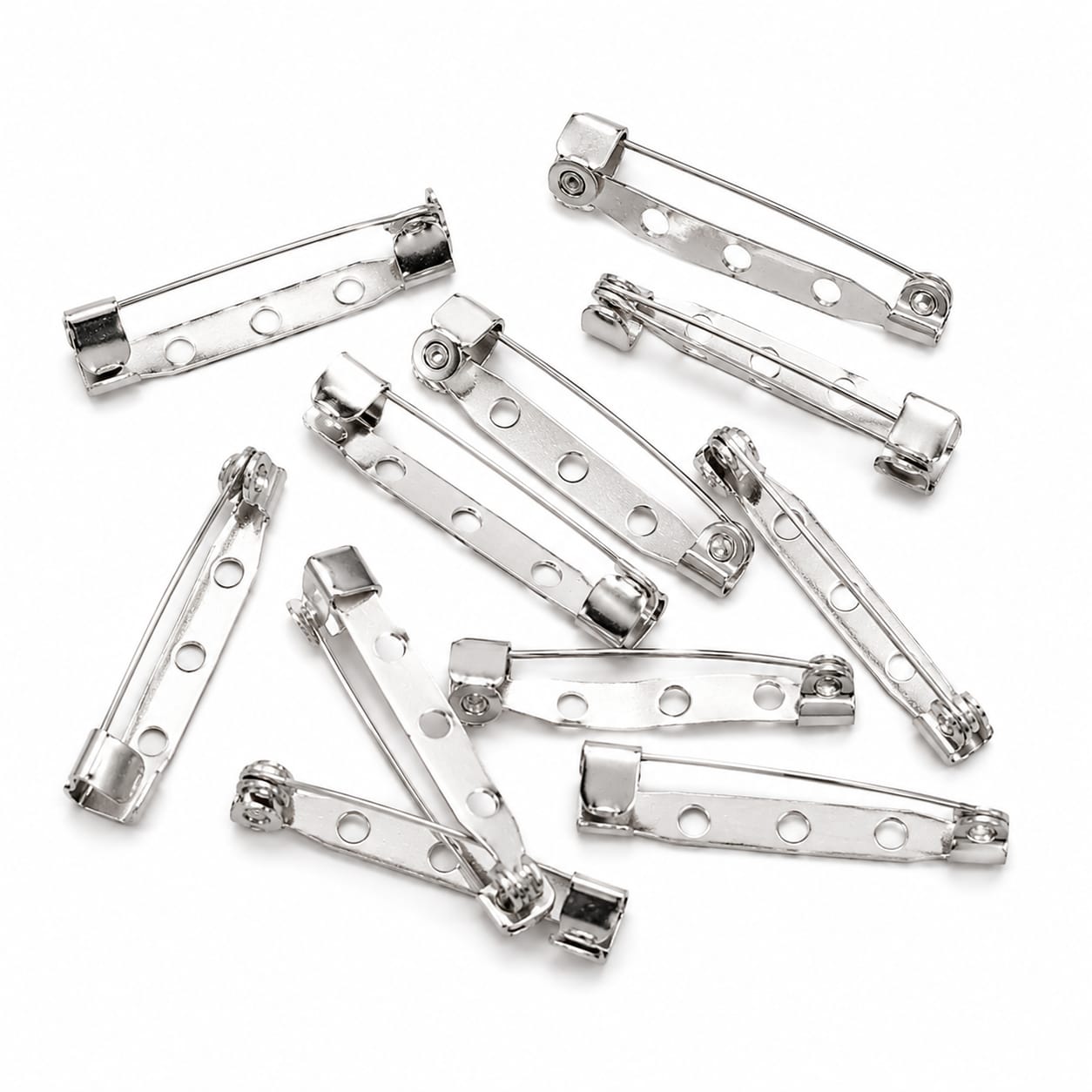 BROCH PIN SILVER 100 PCS