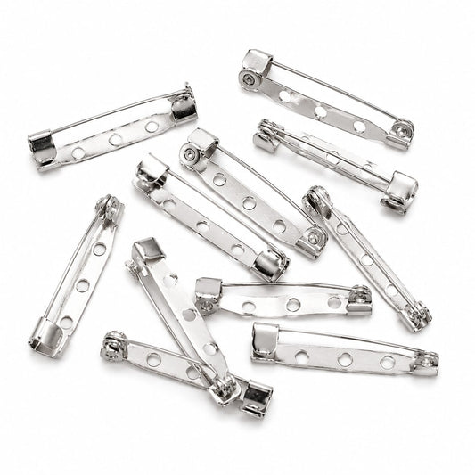 BROCH PIN SILVER 100 PCS