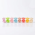Cute Fuzzy Teddy Bear Charms Pendant for DIY Jewelry Making | Plush Teddy Bear Charm | Hira Creation 8pcs