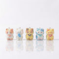 Cute Fuzzy Cat Charms Pendant for DIY Jewelry Making | Kawaii Plush Cat Charm | Hira Creation 5pcs