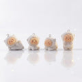 Cute Plush Baby Doll Charms Pendant | Kawaii Sheep Costume Charm for DIY Jewelry Making | Hira Creation 4pcs