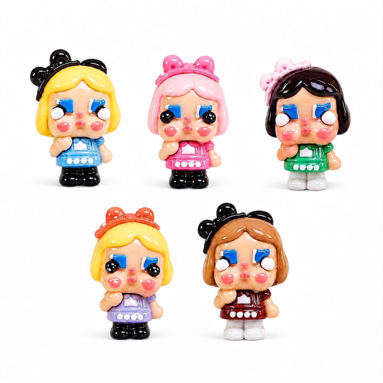 Cute Girl Charms – 100 pcs