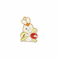 Cute Rabbit Enamel Charms - 10 Pcs