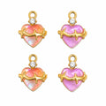 Heart Love Charm - 10 pcs
