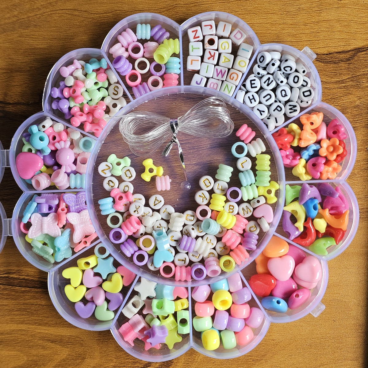 HIRA DIY Jewelry Making Beads & Charms Kit – Multi Color