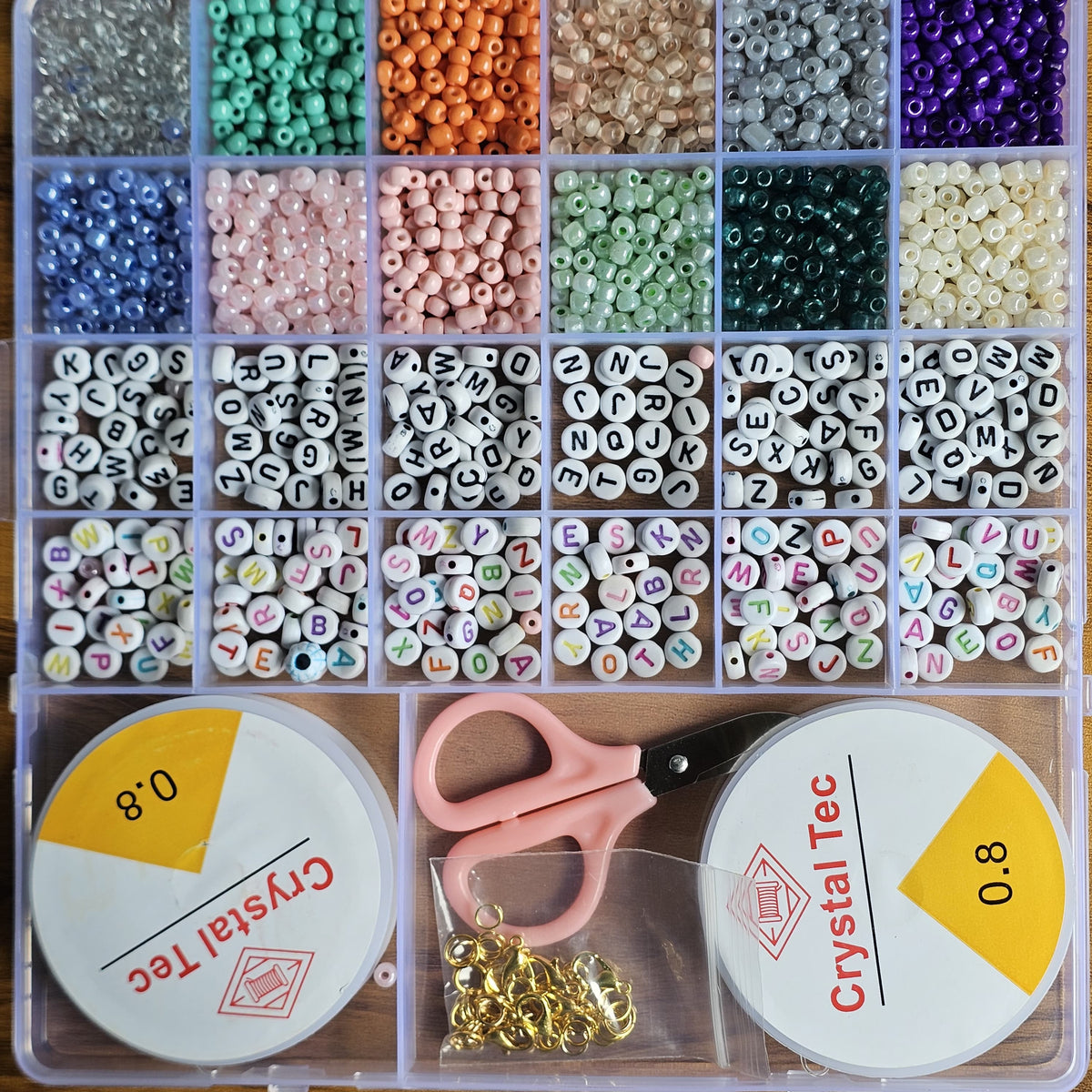 HIRA DIY Jewelry Making Beads & Charms Kit – Multi Color