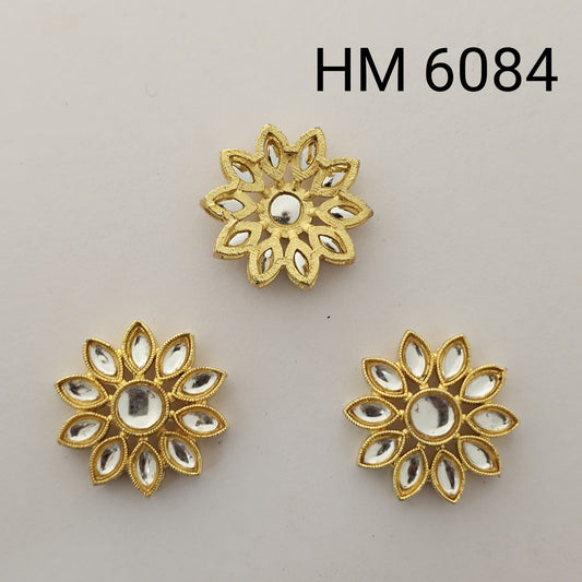 Meenakari kundan stoke 10 pcs - HM.6084