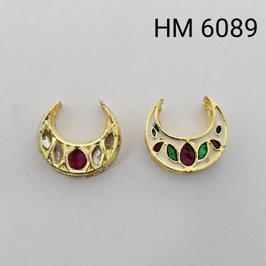 Meenakari kundan stoke 10 pcs - HM..6089
