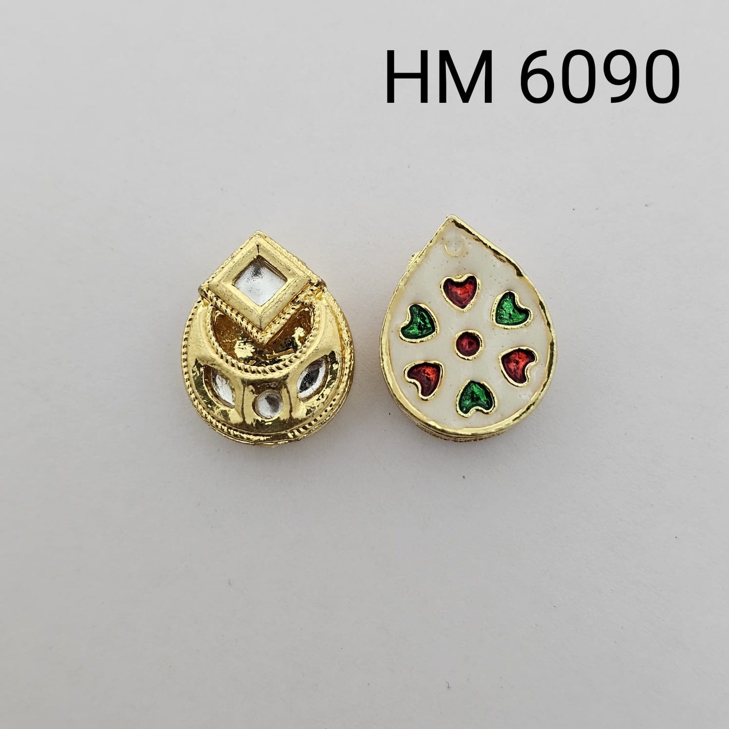 Meenakari kundan stoke 10 pcs - HM...6090
