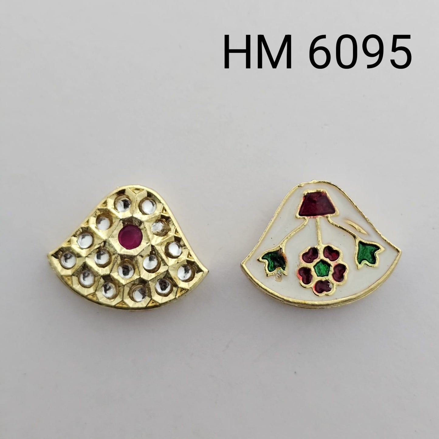 Meenakari kundan stoke 10 pcs - HM 6095