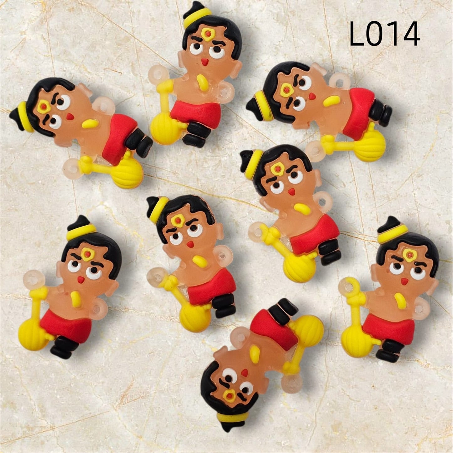 RUBBER CHARMS 50 PCS ( L014 )