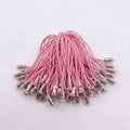 Mixed Color Mobile Charm Straps with Metal Loop | Nylon Phone Charm Strings for DIY Keychains, Charms & Crafts 100pcs