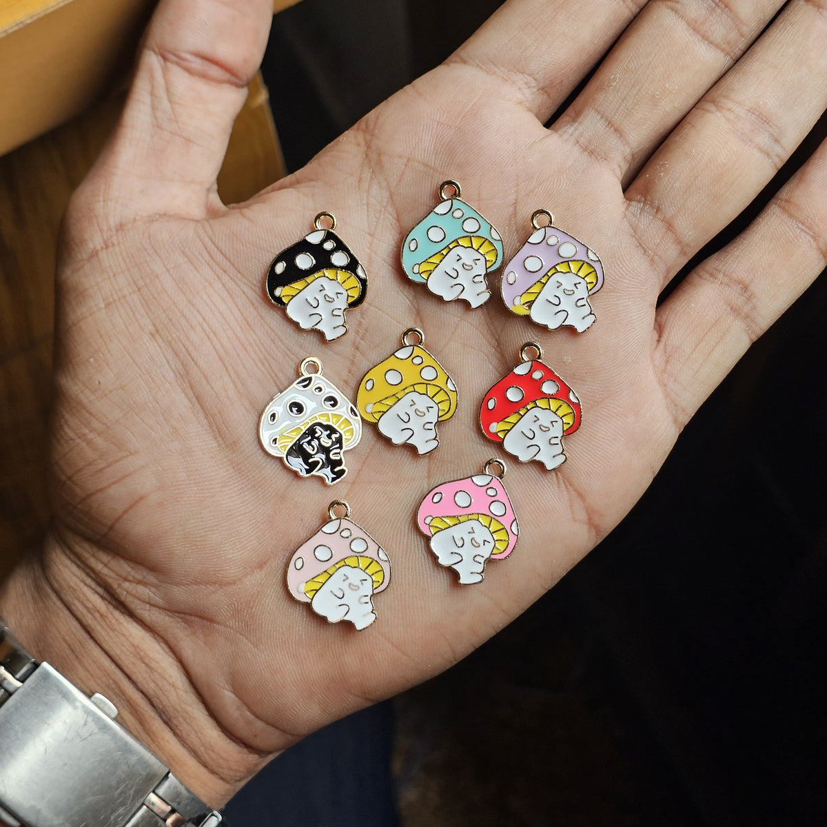 Cute Mushroom Charms